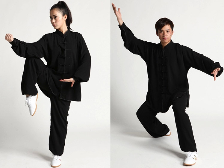 Tai Chi Clothing Long-sleeve Casual Style Linen Suit